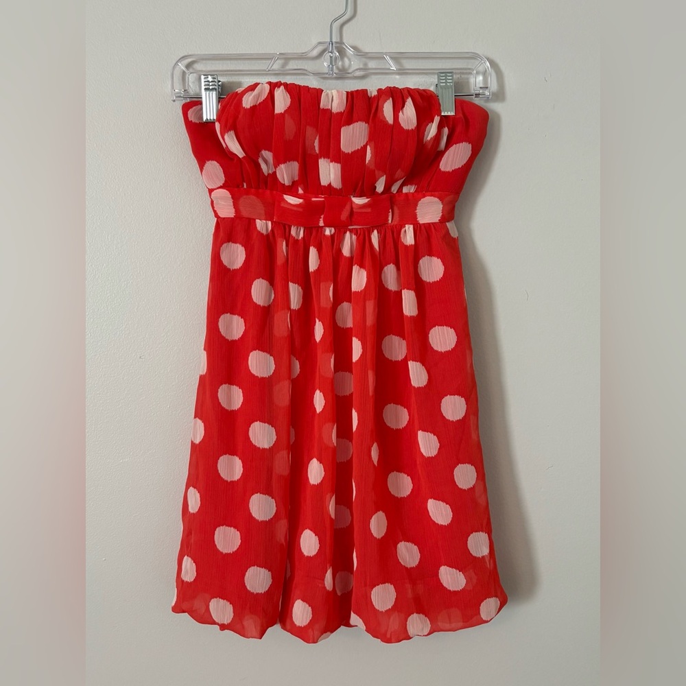 Wild Fable Red Polka Dot Tank Top